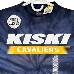 Pro-Ad Sports Kiski Cavaliers Tie Dye Graphic T-Shirt Mens Small Navy Blue New
